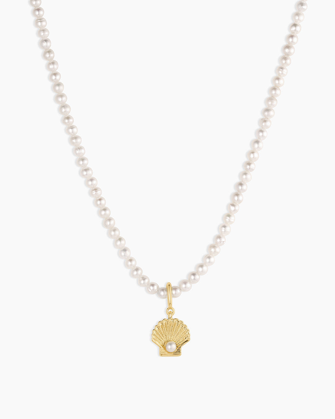Summer 2025 Fashion Shell Pearl Charm Necklace