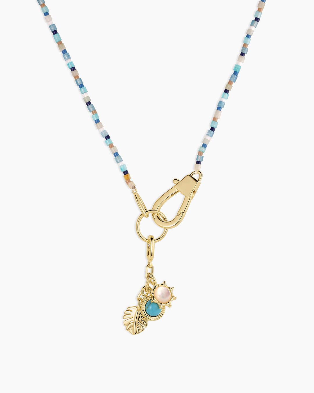 Summer 2025 Fashion Beach Cluster Charm Necklace