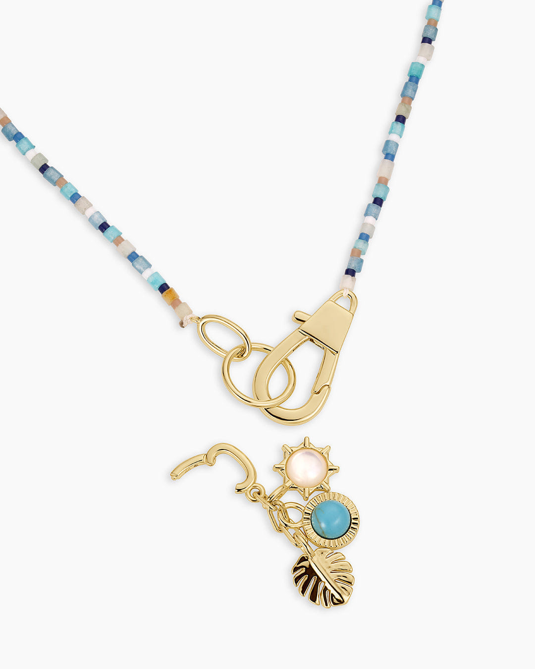 Summer 2025 Fashion Beach Cluster Charm Necklace