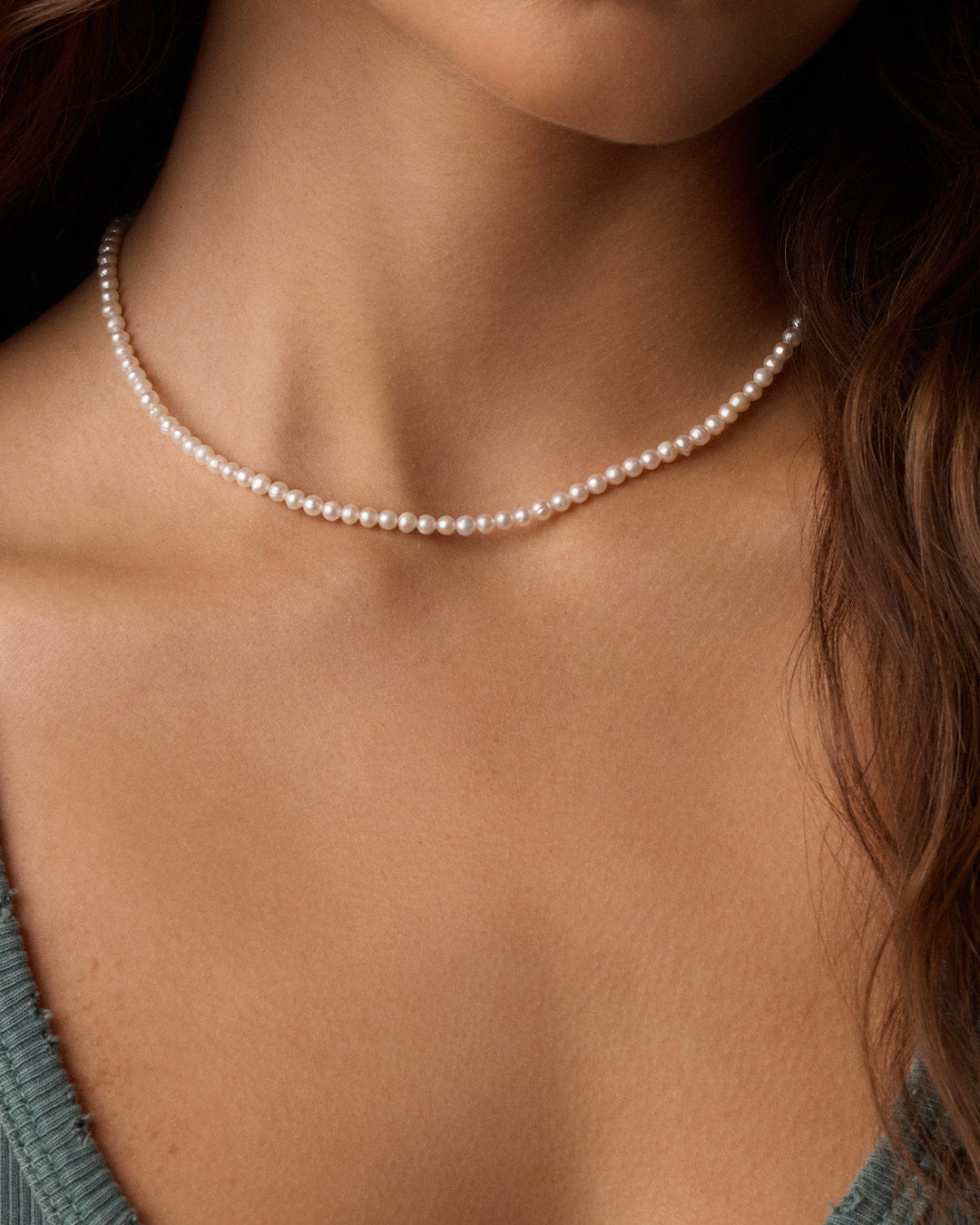 Summer 2025 Fashion Lou Pearl Necklace