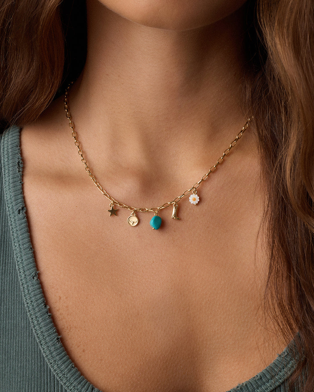 Summer 2025 Fashion Western Mini Charm Necklace