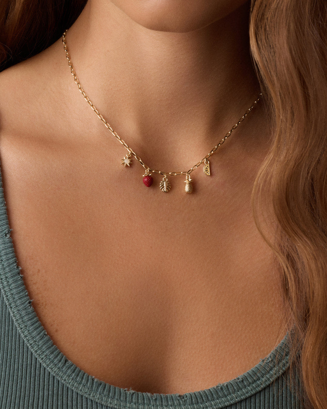 Summer 2025 Fashion Summer Mini Charm Necklace