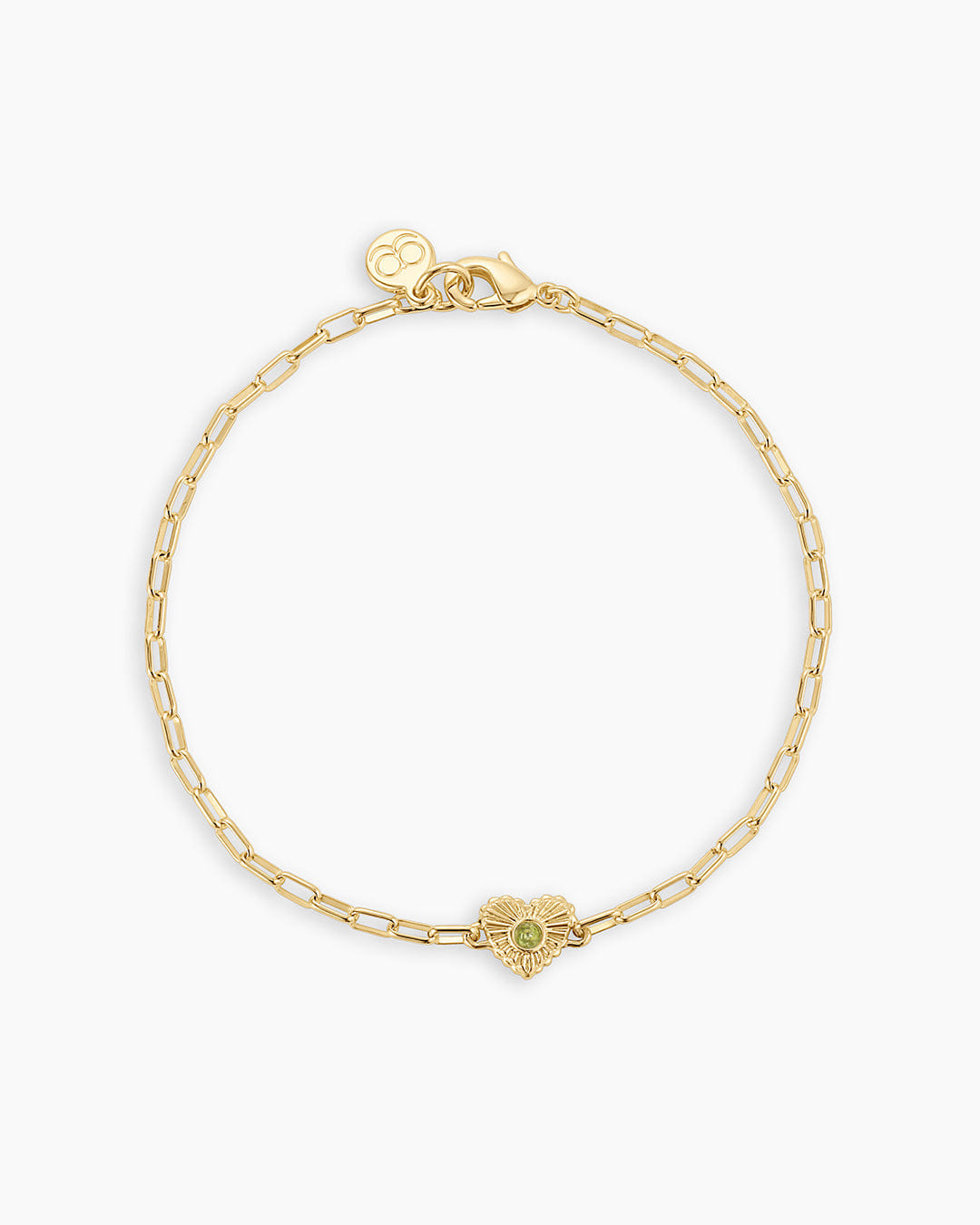 April 2025 Mothers Day Birthstone Heart Bracelet
