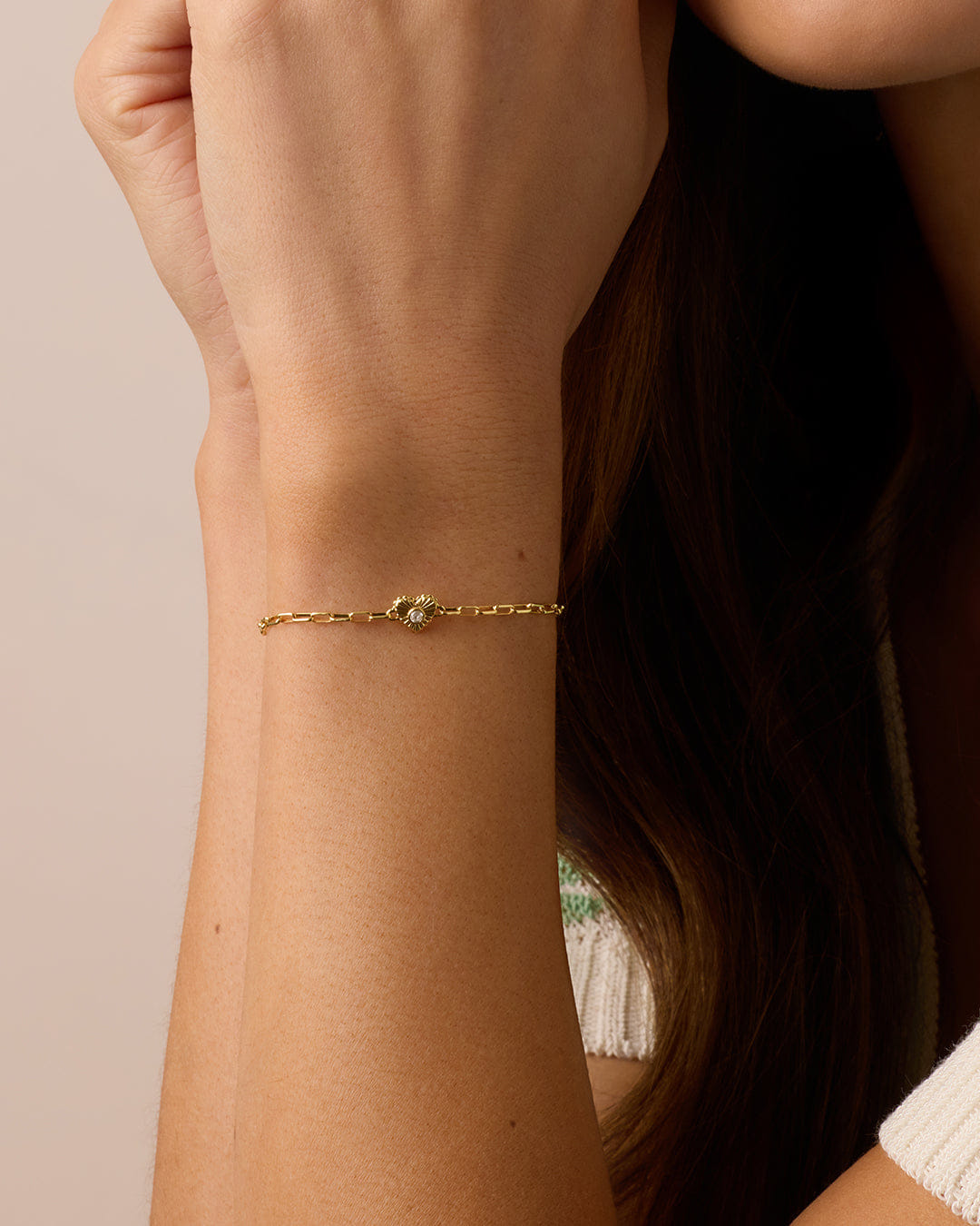 April 2025 Mothers Day Birthstone Heart Bracelet