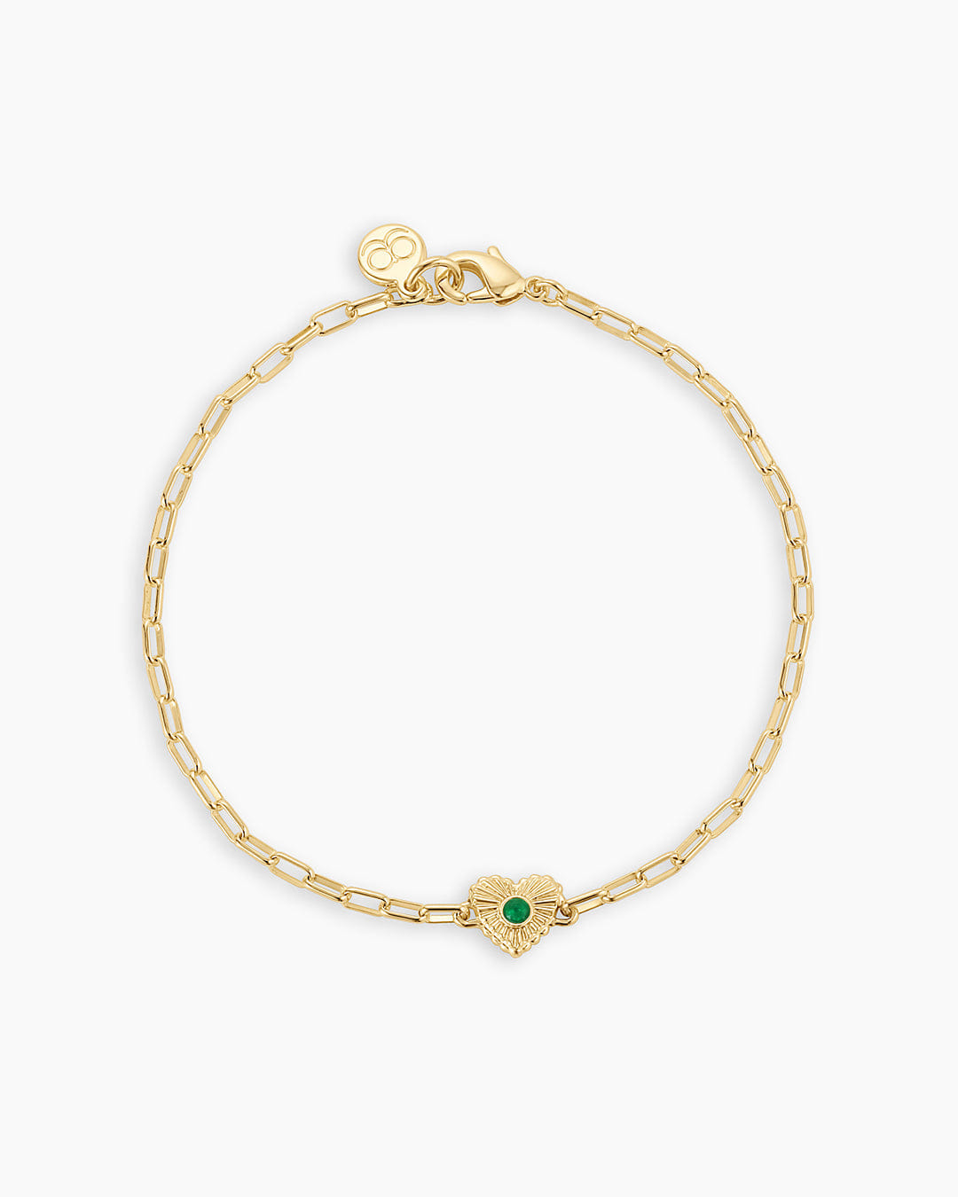 April 2025 Mothers Day Birthstone Heart Bracelet