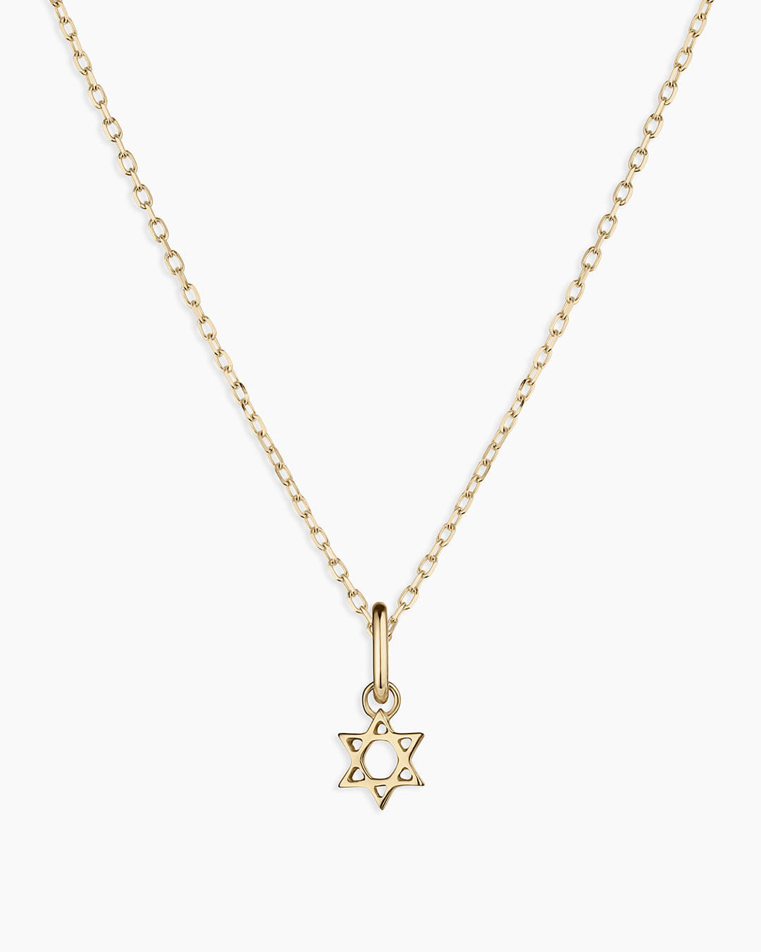 April 2025 Mothers Day 14K Gold Star of David Charm Necklace