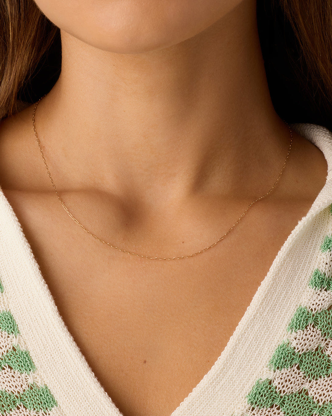 April 2025 Mothers Day 14K Gold Parker Delicate Link Necklace
