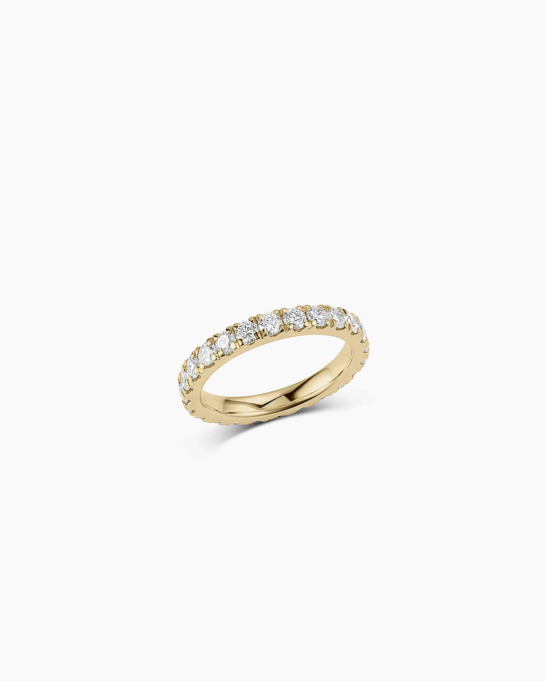 Fine 14K Lab Grown Diamond Eternity Ring 2.6mm