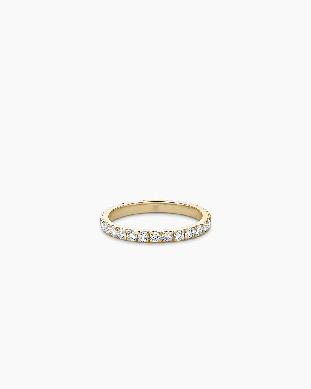 Fine 14K Lab Grown Diamond Eternity Ring 2mm