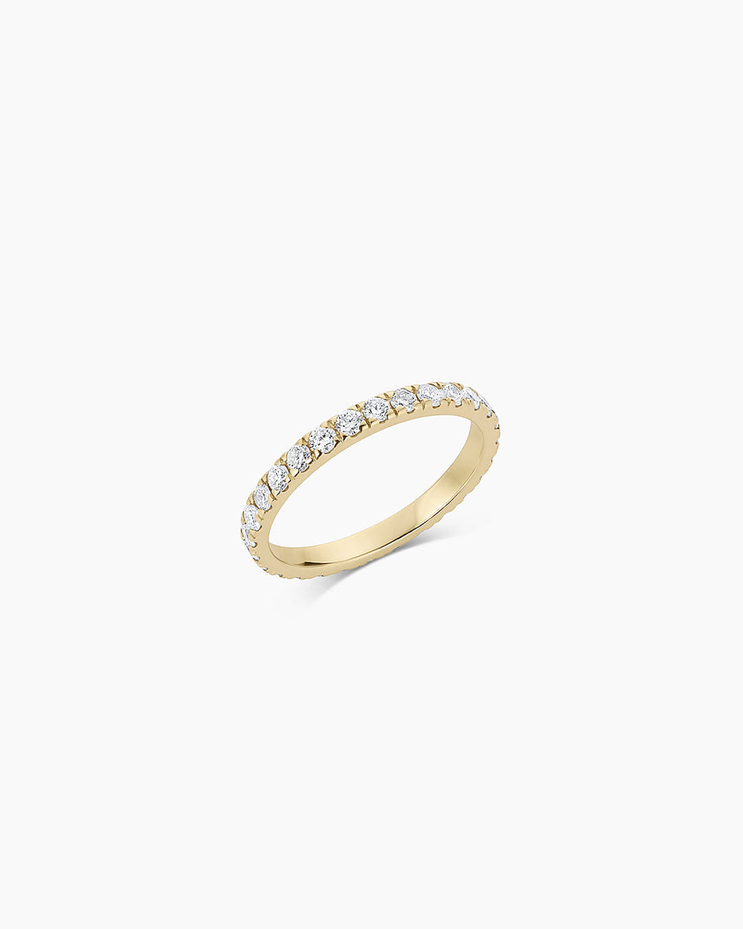 Fine 14K Lab Grown Diamond Eternity Ring 2mm