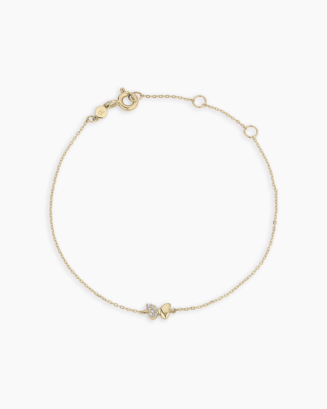 Spring 2025 Fine 14K Diamond Bond Butterfly Bracelet