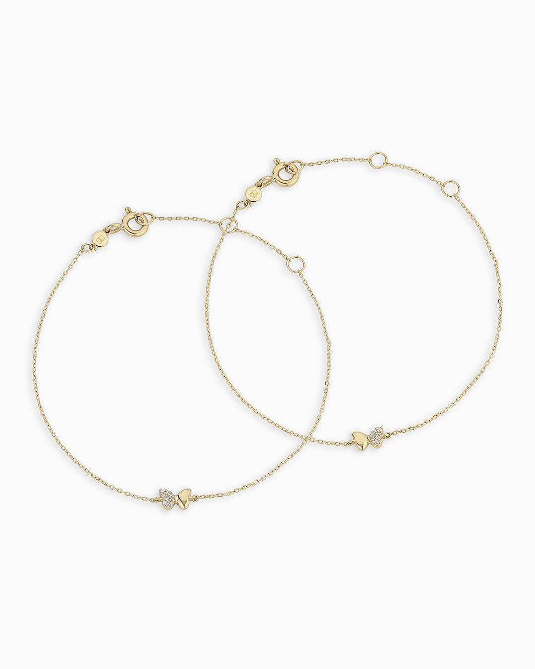 Spring 2025 Fine 14K Diamond Bond Butterfly Bracelet
