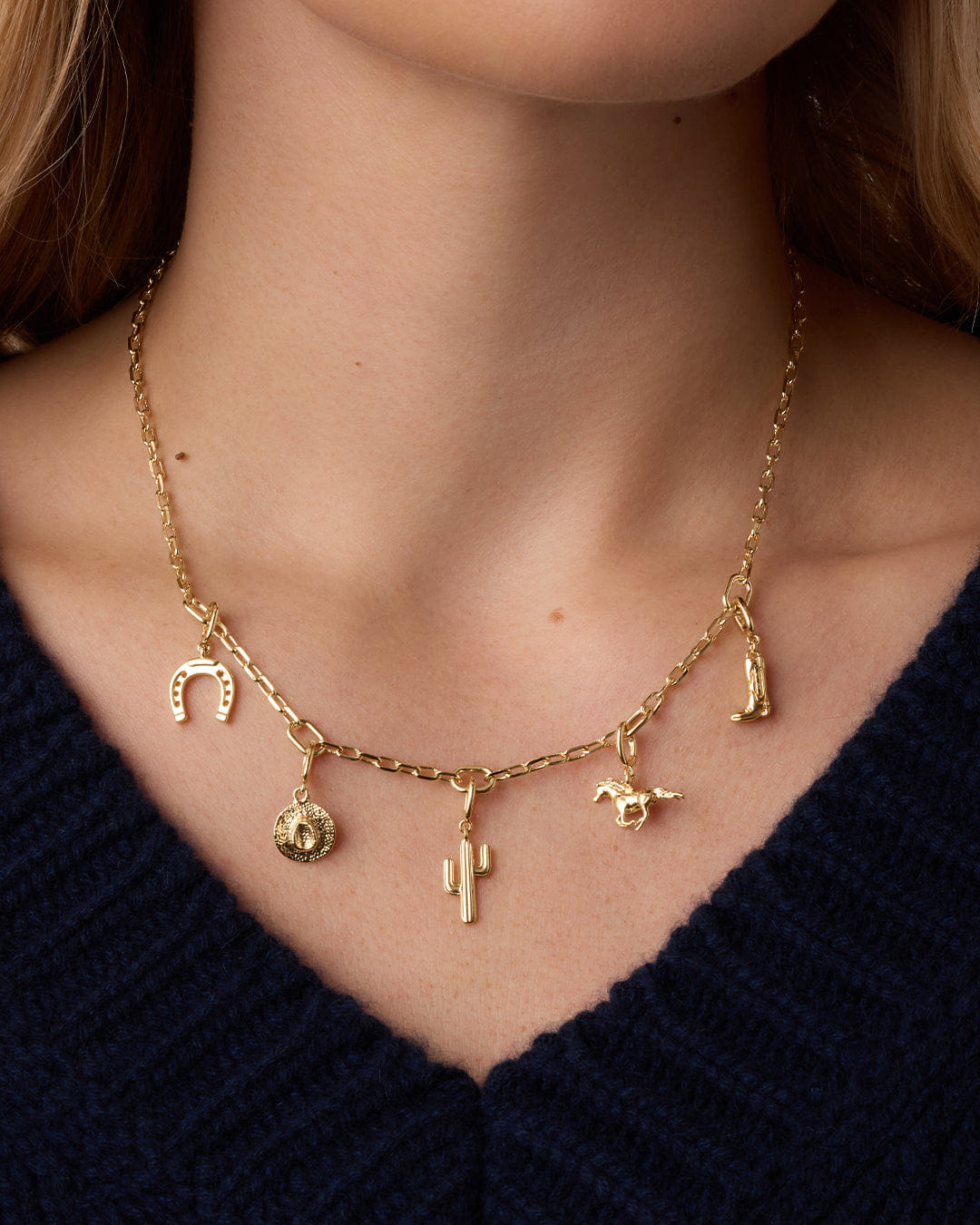 Spring 2025 Fashion Western Parker Charm Necklace