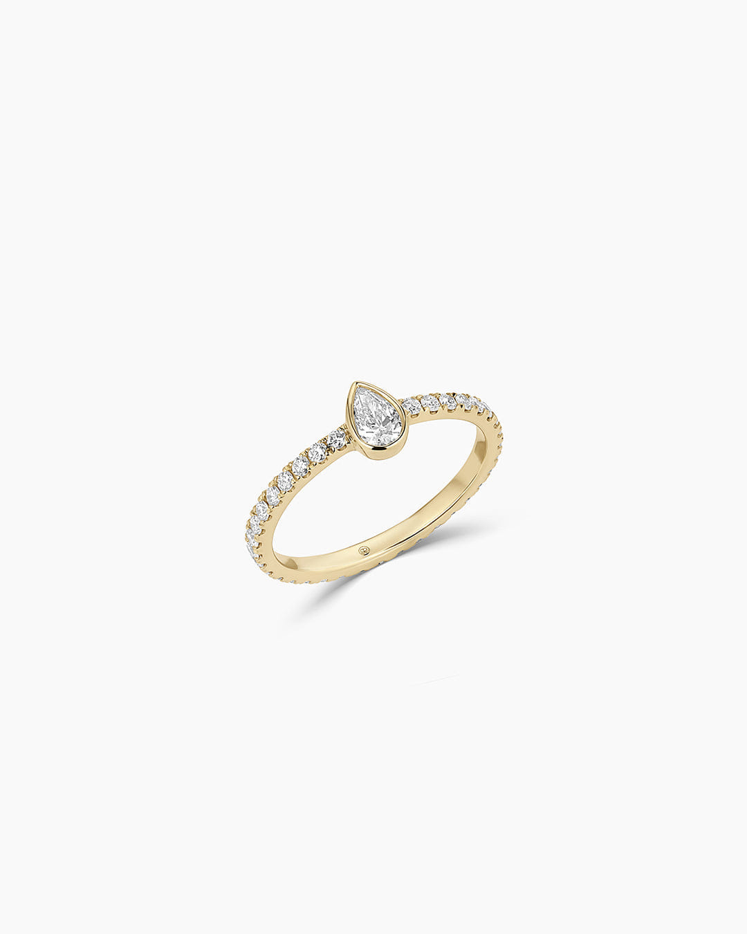 Fine 14K Lab Grown Diamond Pear Eternity Ring