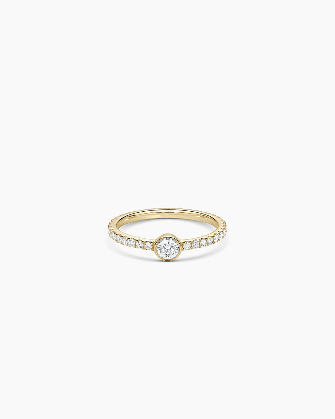 Fine 14K Lab Grown Diamond Circle Eternity Ring