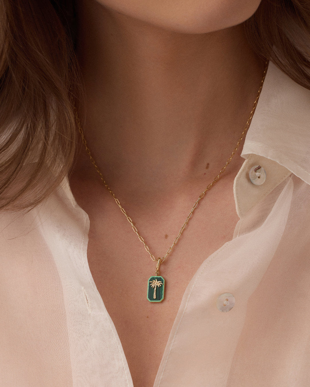 Winter 2025 Fashion Power Gemstone Parker Charm Necklace Travel