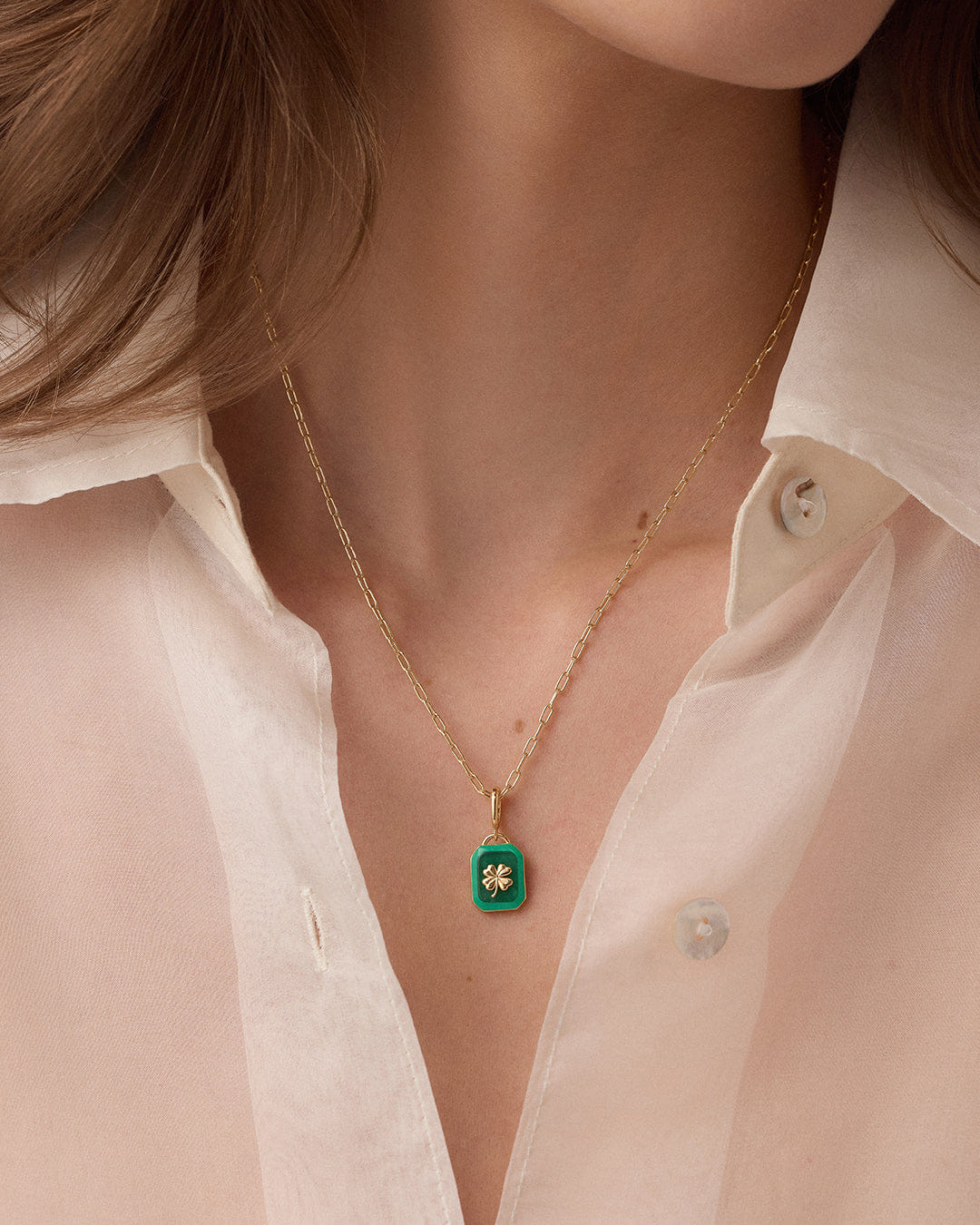 Winter 2025 Fashion Power Gemstone Parker Charm Necklace Luck