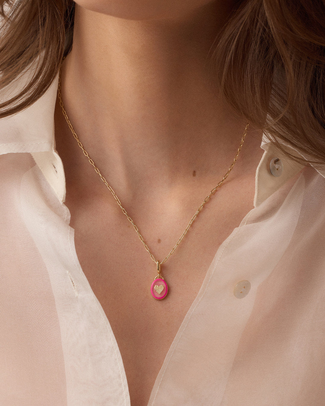 Winter 2025 Fashion Power Gemstone Parker Charm Necklace Love