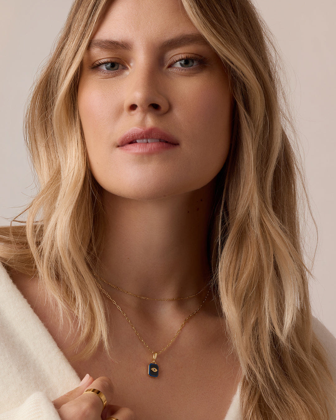 Winter 2025 Fashion Power Gemstone Parker Charm Necklace Protection
