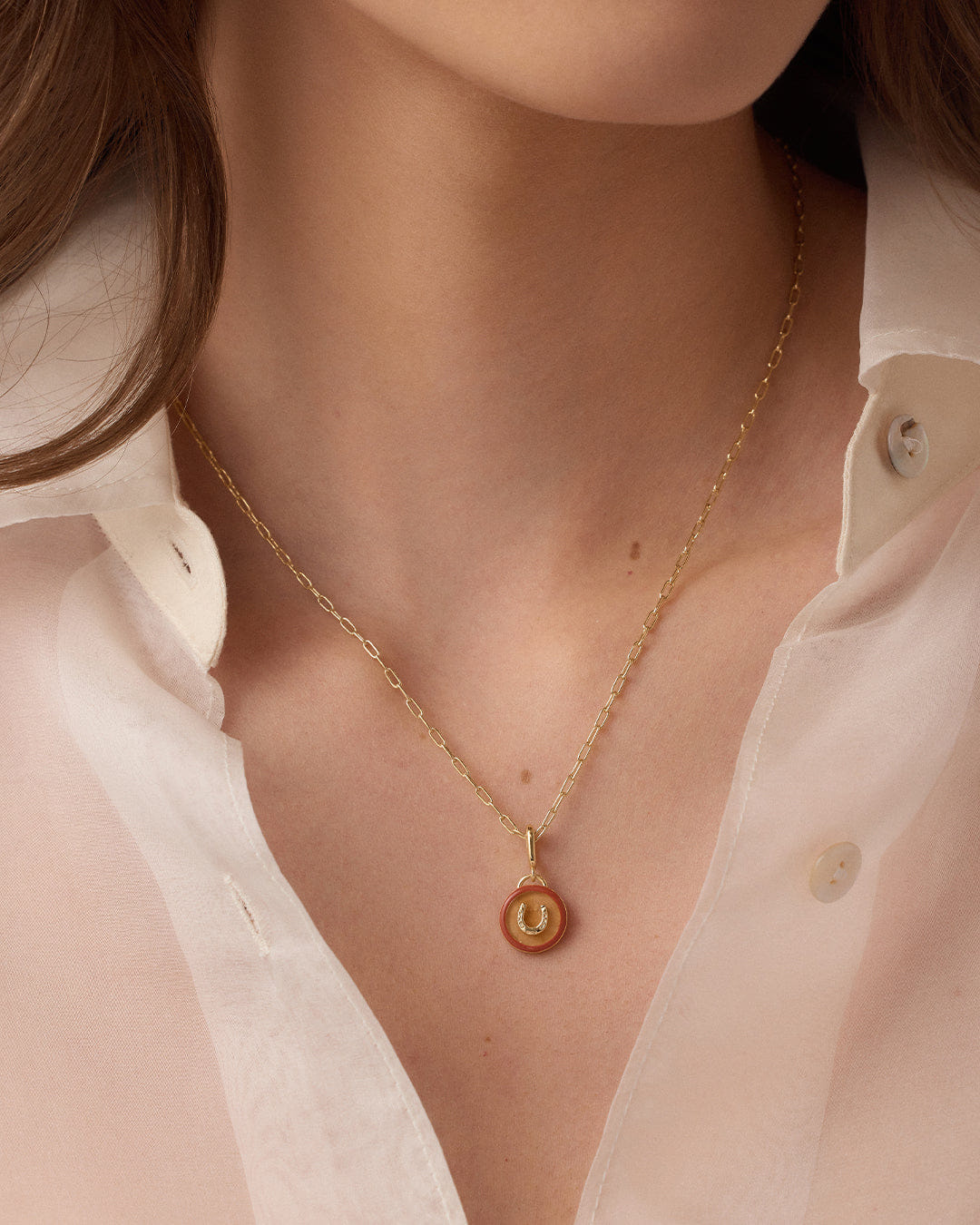 Winter 2025 Fashion Power Gemstone Parker Charm Necklace Abundance