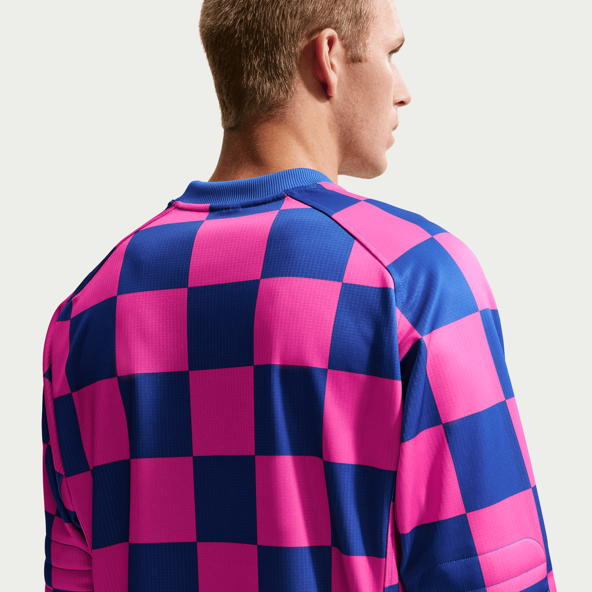 Nike NSW CLUB GOALIE JERSEY - GAME ROYAL / PINKSICLE