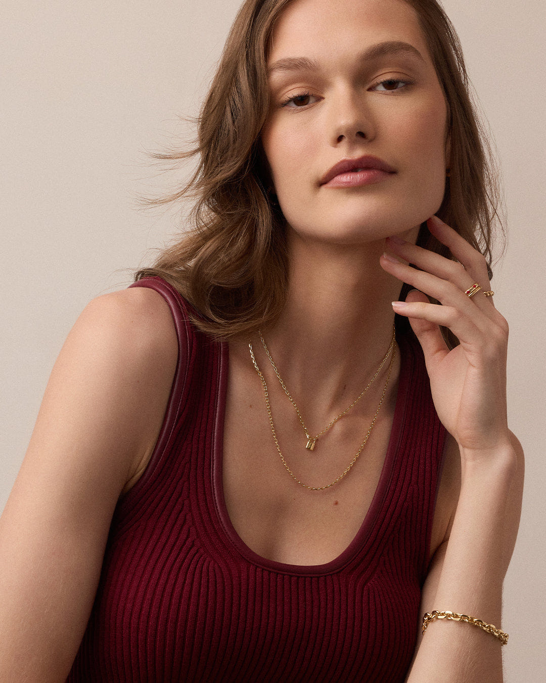 Winter 2025 Fashion Heart Padlock Interlocking Necklace