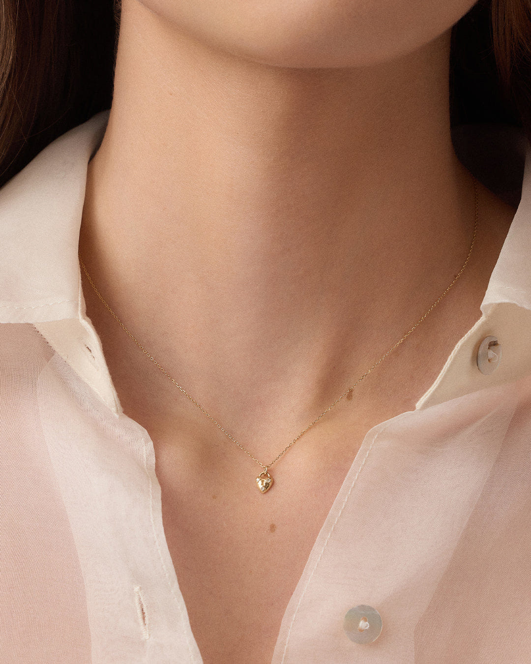 Winter 2025 Fine 14K Diamond Bond Lock Necklace