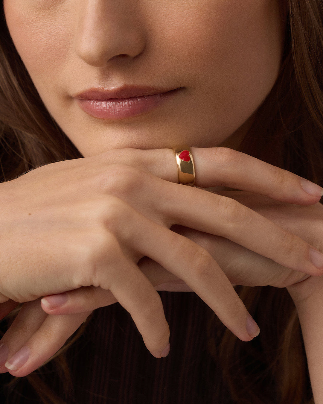 Winter 2025 Fashion Amour Helium Heart Statement Ring