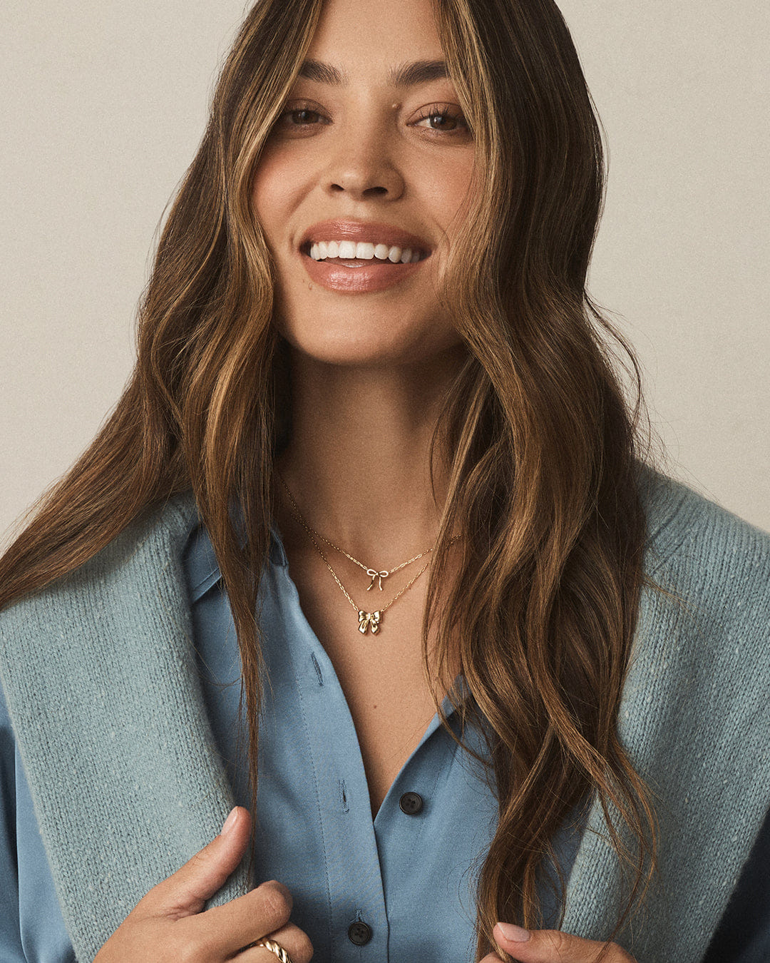 Holiday 2024 Fashion Put a Bow on it Necklace