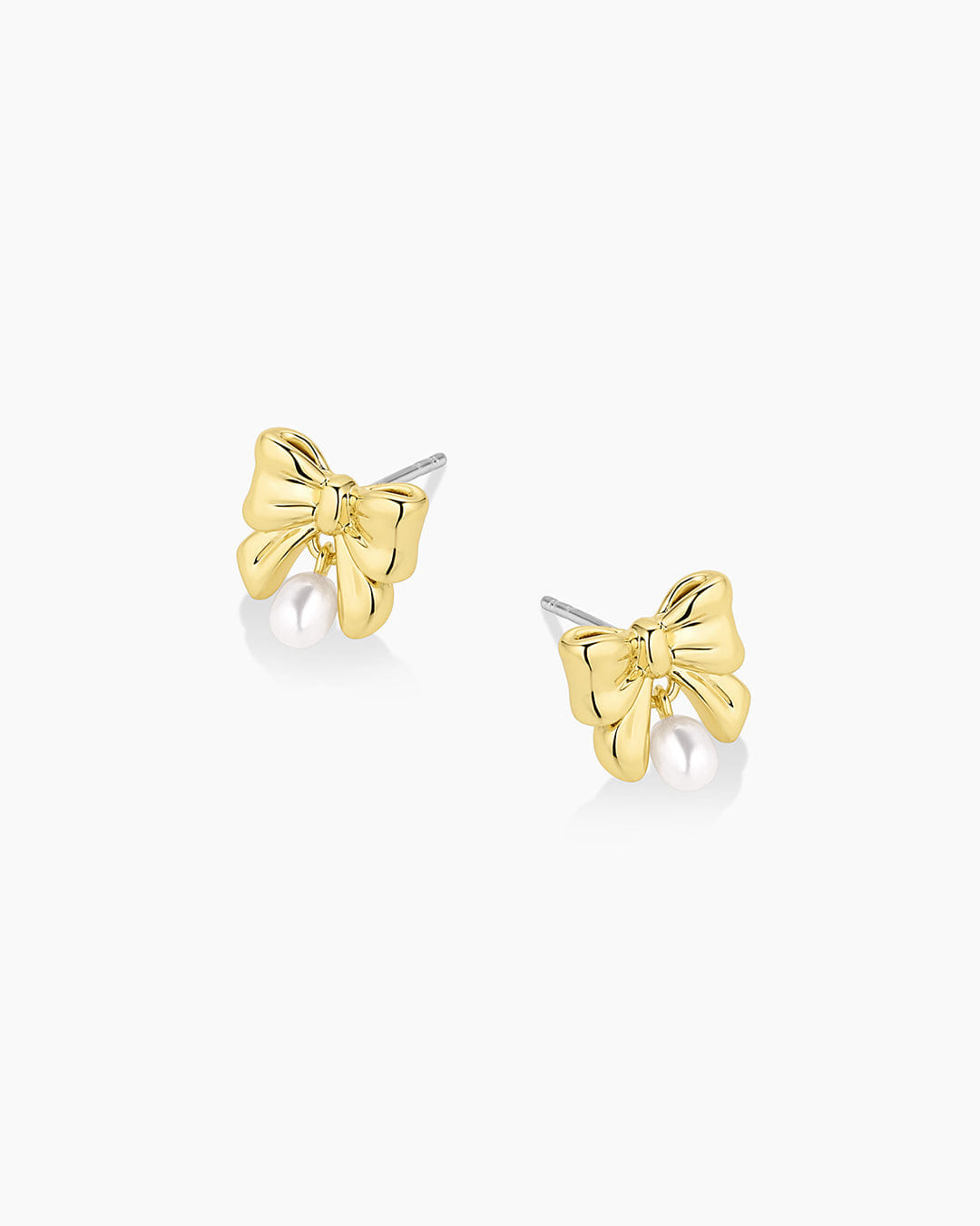 Holiday 2024 Fashion Bow Pearl Earrings