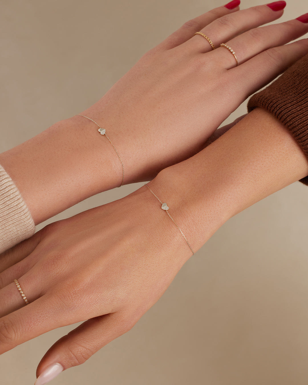 Fine 14K Diamond Bond Bracelet