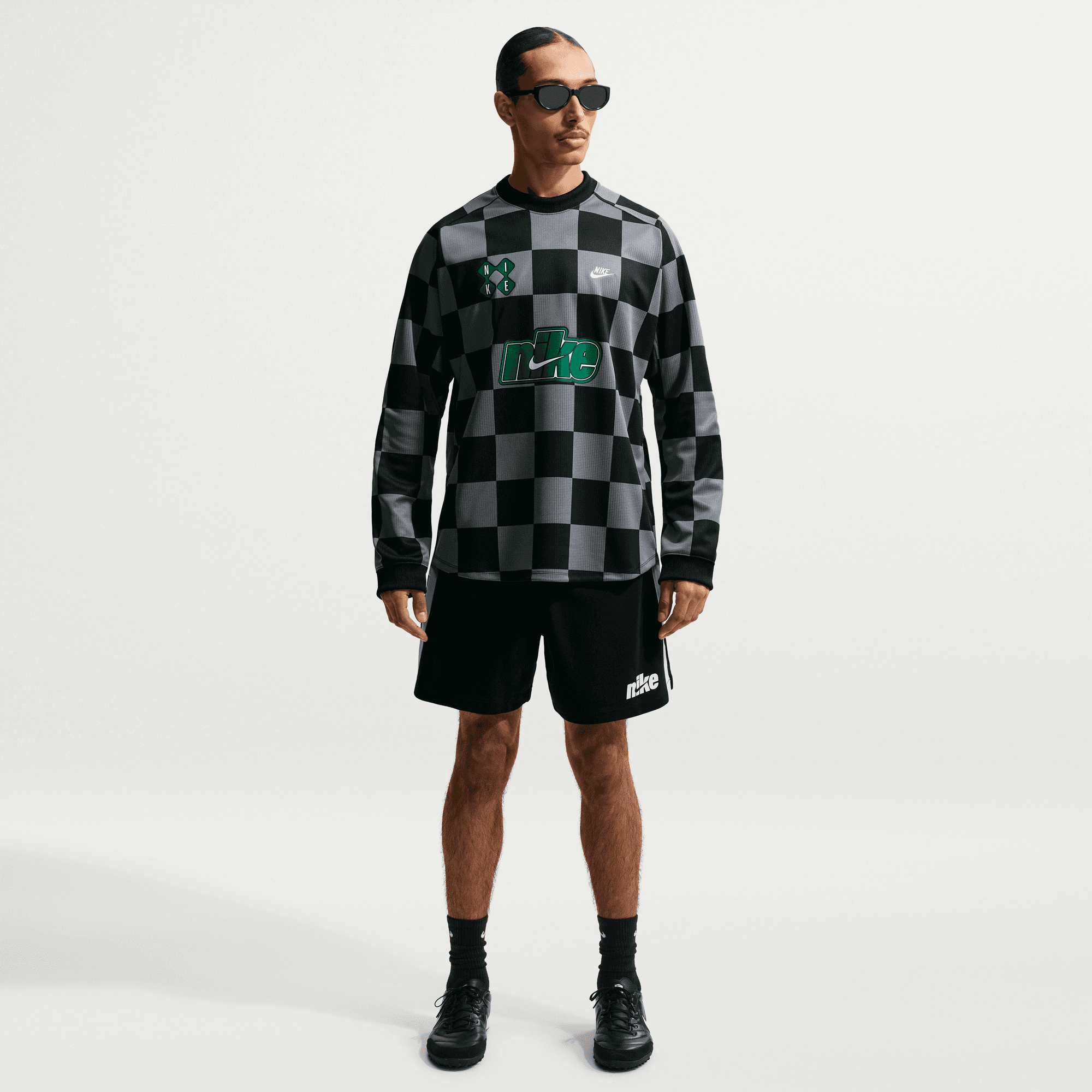 Nike NSW CLUB GOALIE JERSEY - SMOKE GREY / BLACK