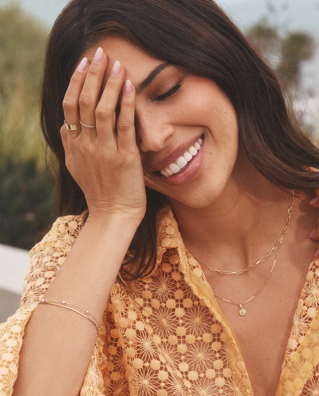 Fine 14K Gold Sun Birthstone Charm Necklace