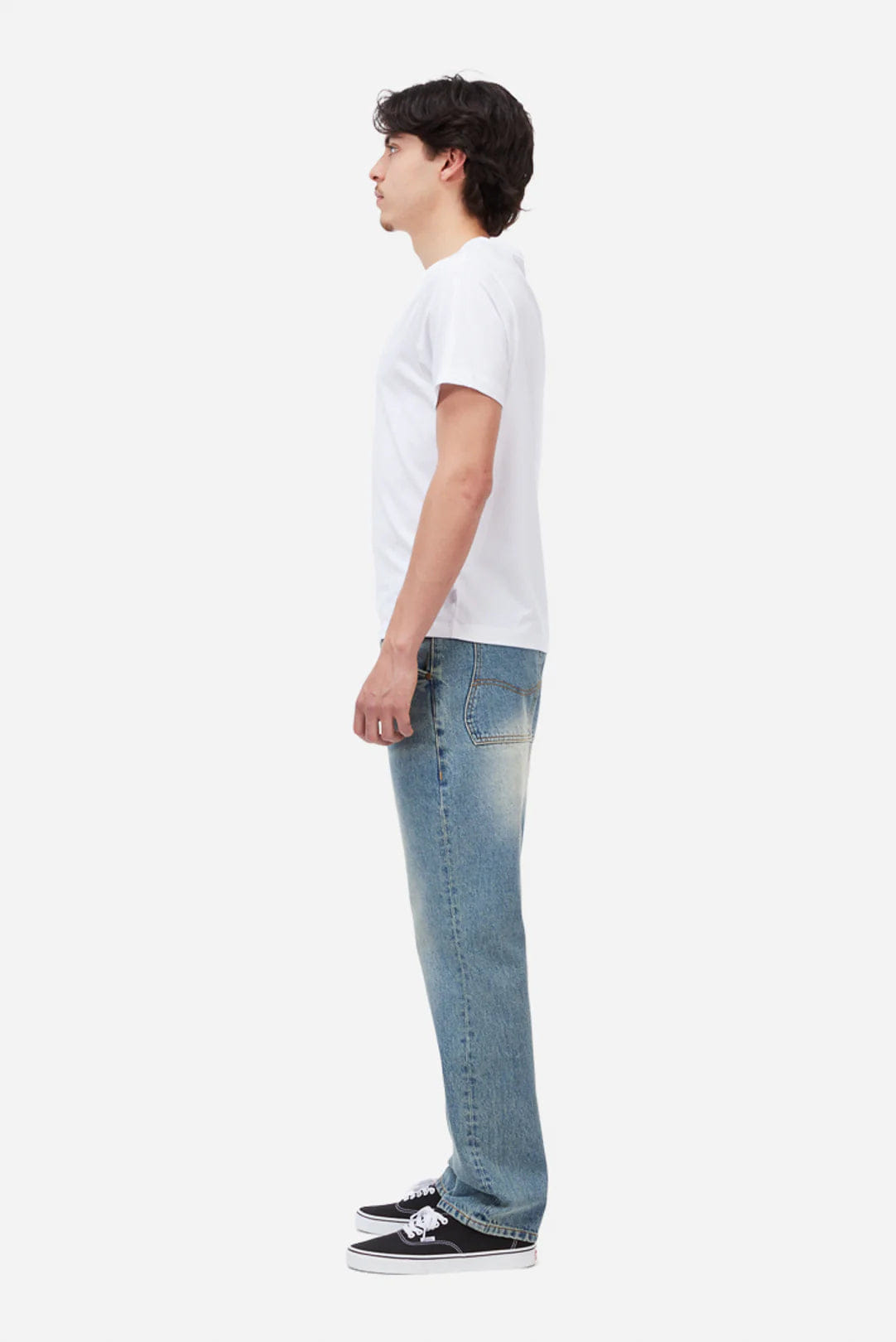Dime MTL Straight Denim Pants Sandblasted Indigo