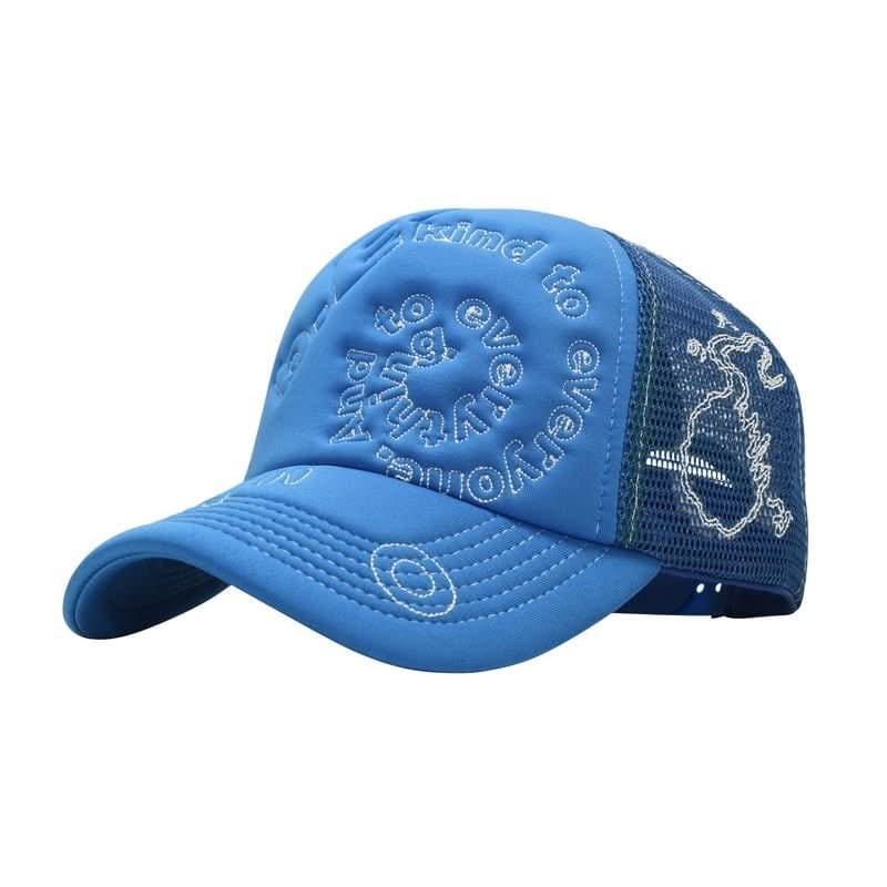 b.Eautiful b.i Foam Trucker Hat – Beach Blue