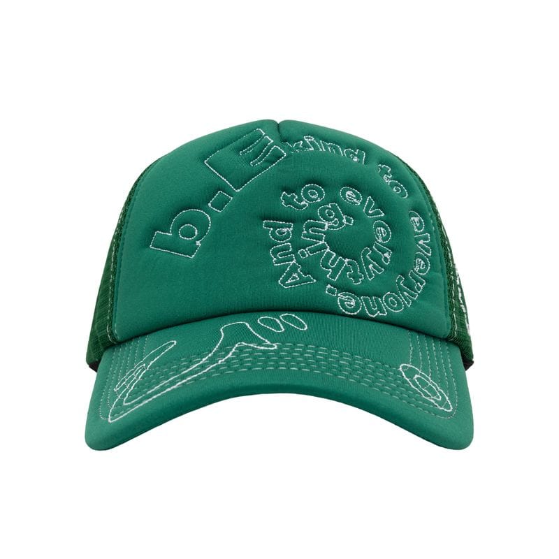 b.Eautiful Bi Foam Trucker Hat Green