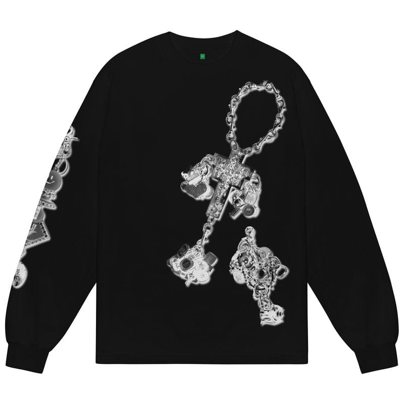 b.Eautiful Leo Gon'do Chains LS Shirt Black