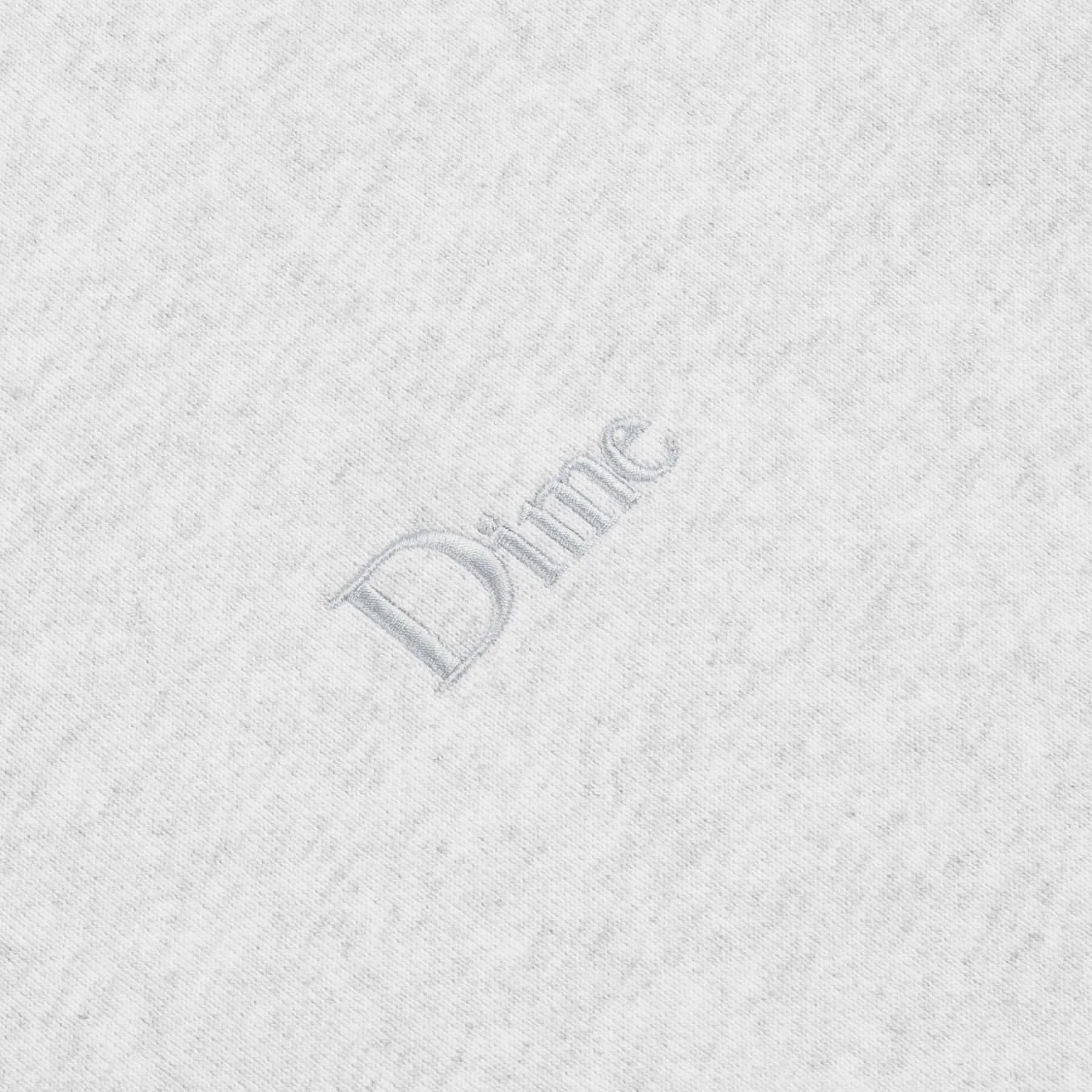 Dime MTL Classic Small Logo Tee – Ash Grey
