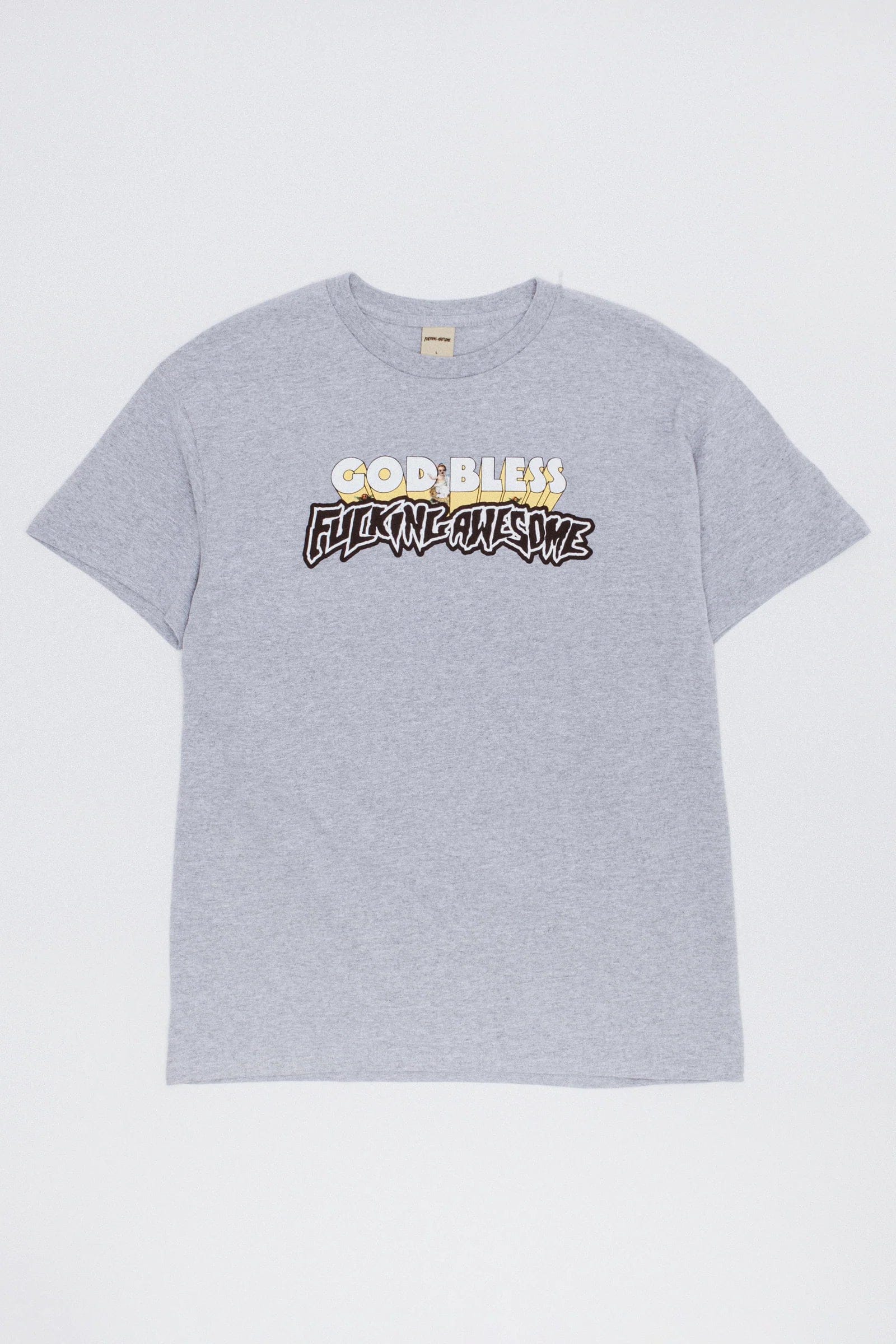 FA God Bless FA Tee Grey