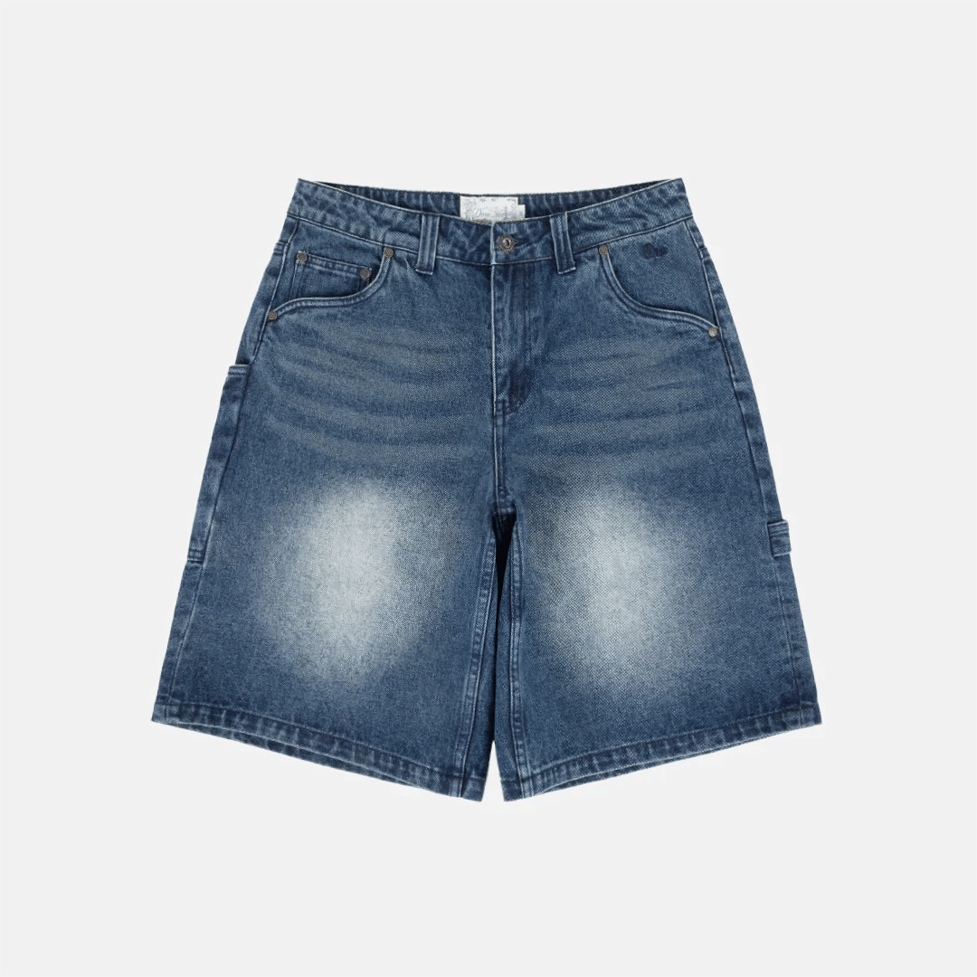 Dime MTL Classic Denim Shorts Faded Indigo
