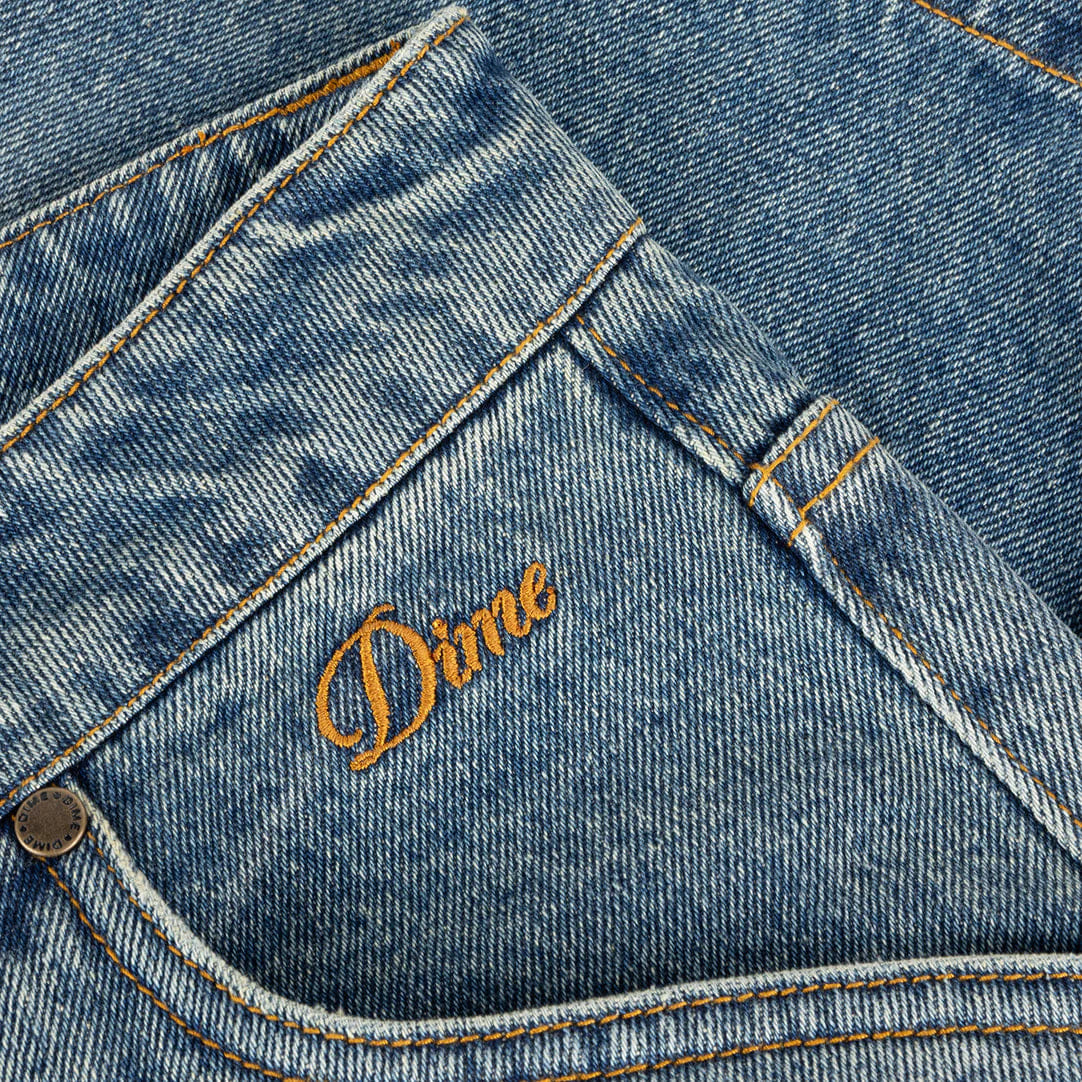 Dime MTL Carpenter Denim Shorts Sandblasted Indigo