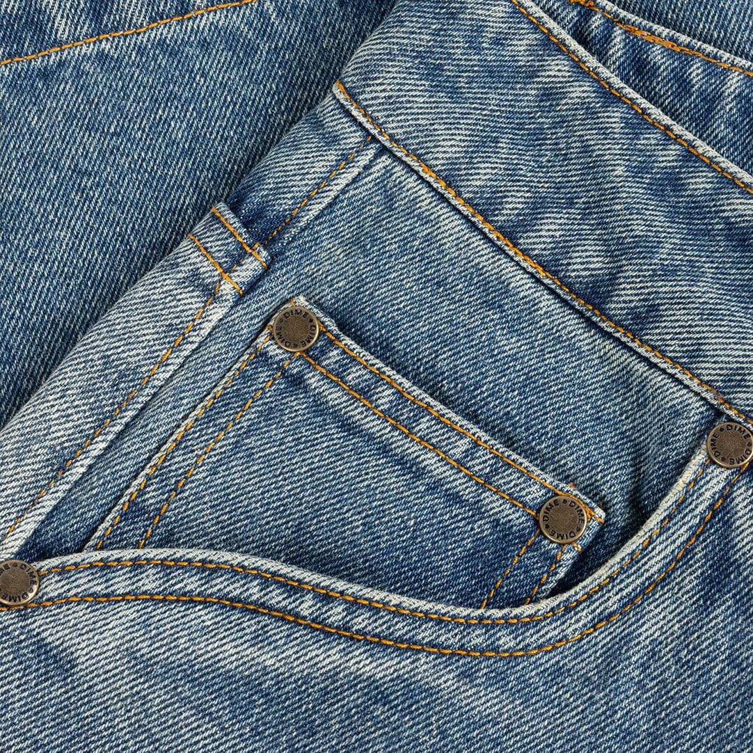 Dime MTL Carpenter Denim Shorts Sandblasted Indigo
