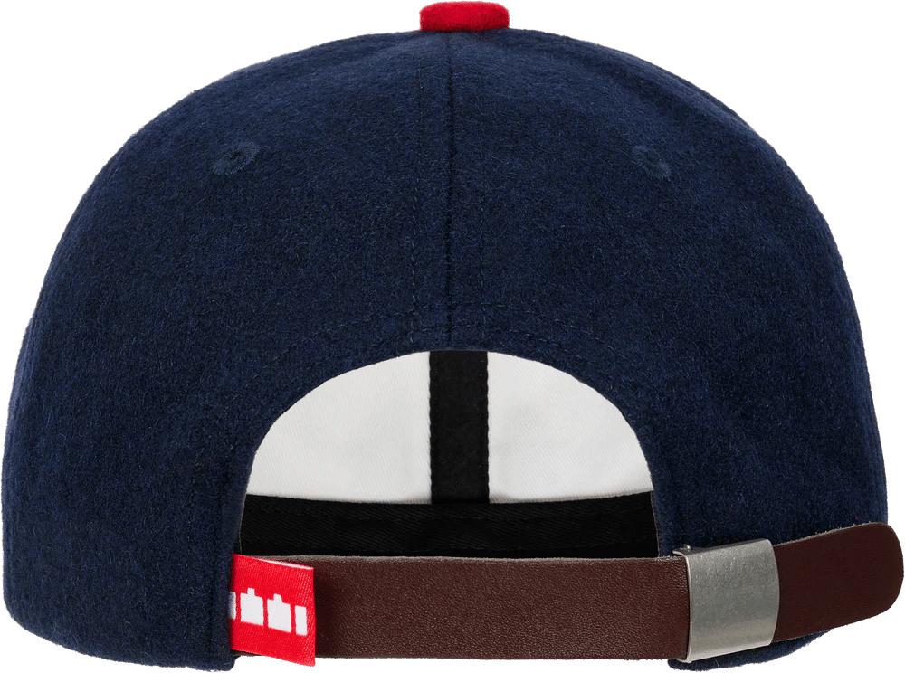 The Trilogy Tapes Digi Cat Wool Ball Cap Blue Red