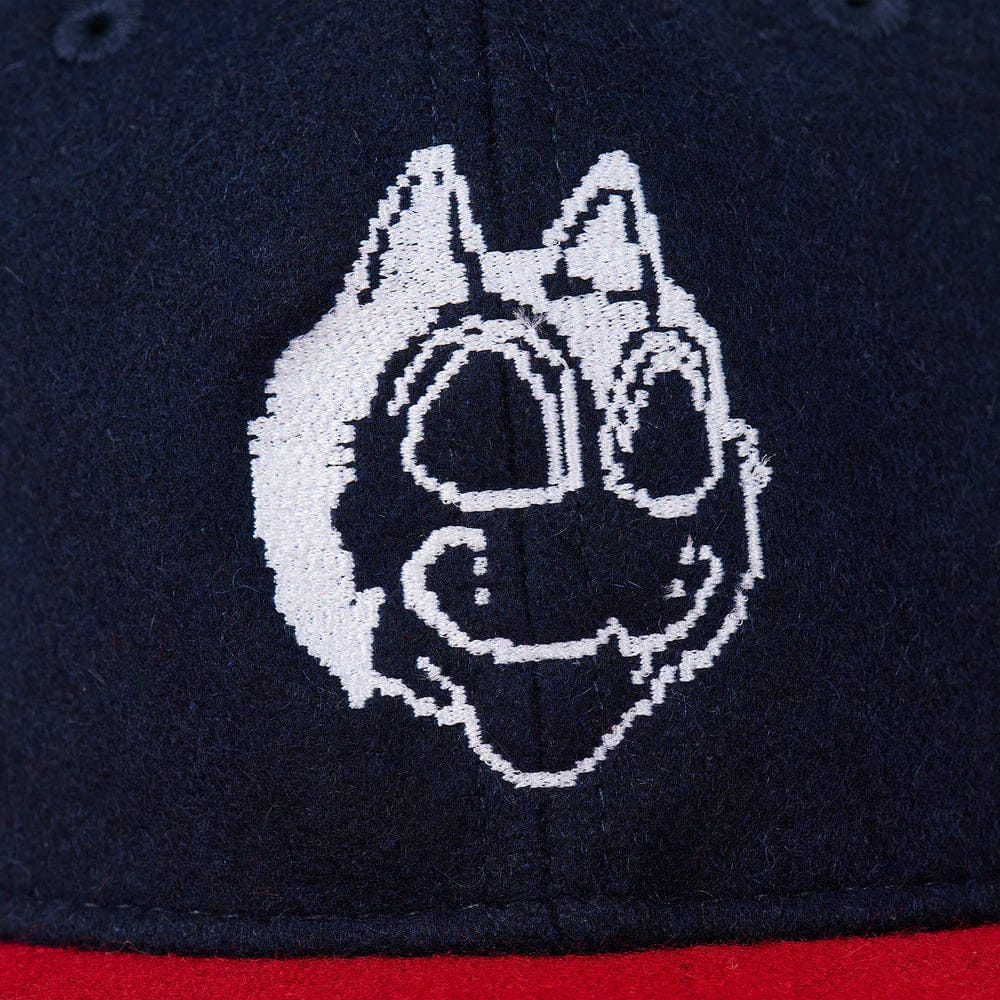 The Trilogy Tapes Digi Cat Wool Ball Cap Blue Red