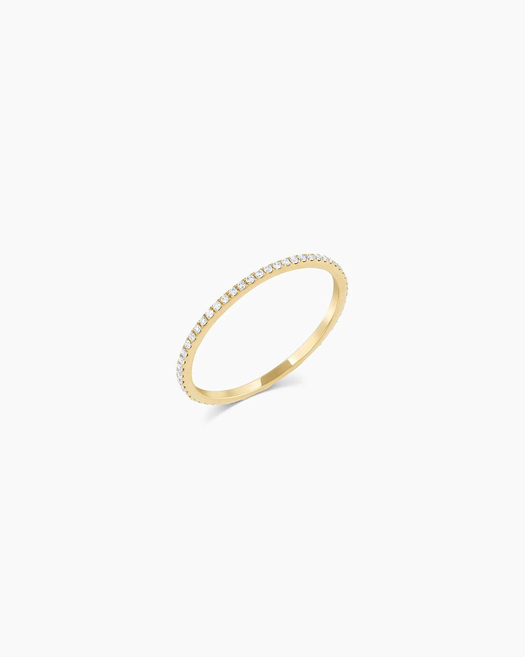 Fine 14K Diamond Bar Eternity Ring