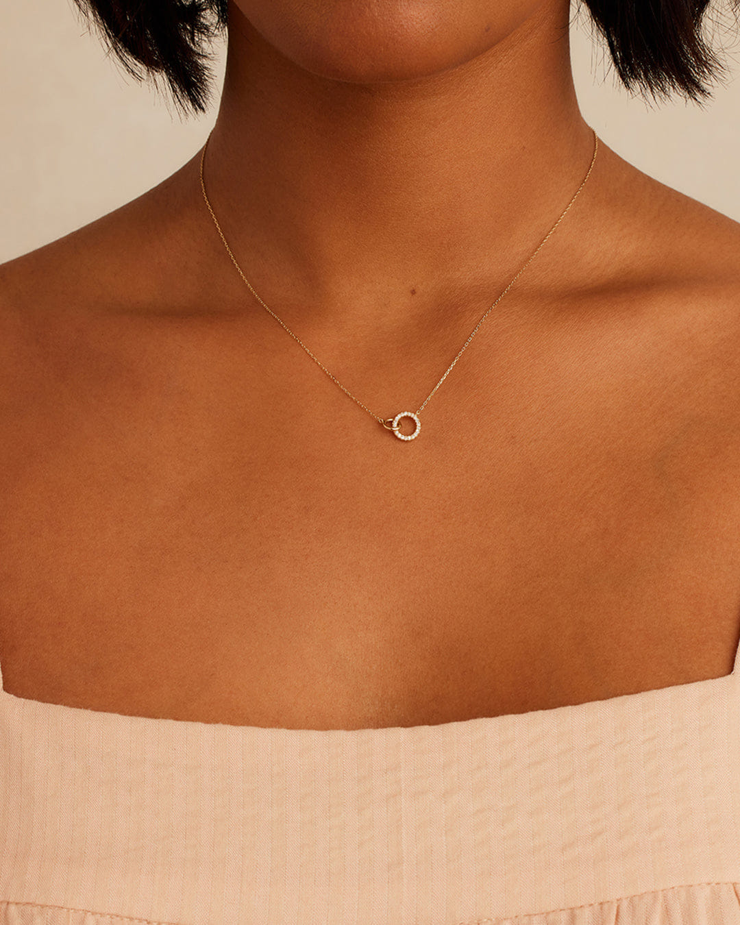 Fine 14K Diamond Wilshire Necklace