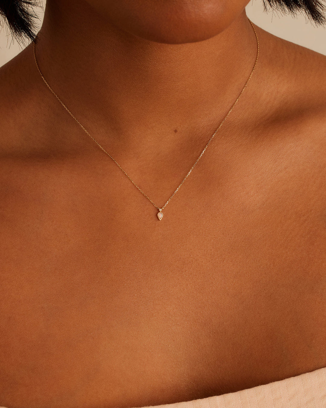 Fine 14K Diamond and Opal Necklace