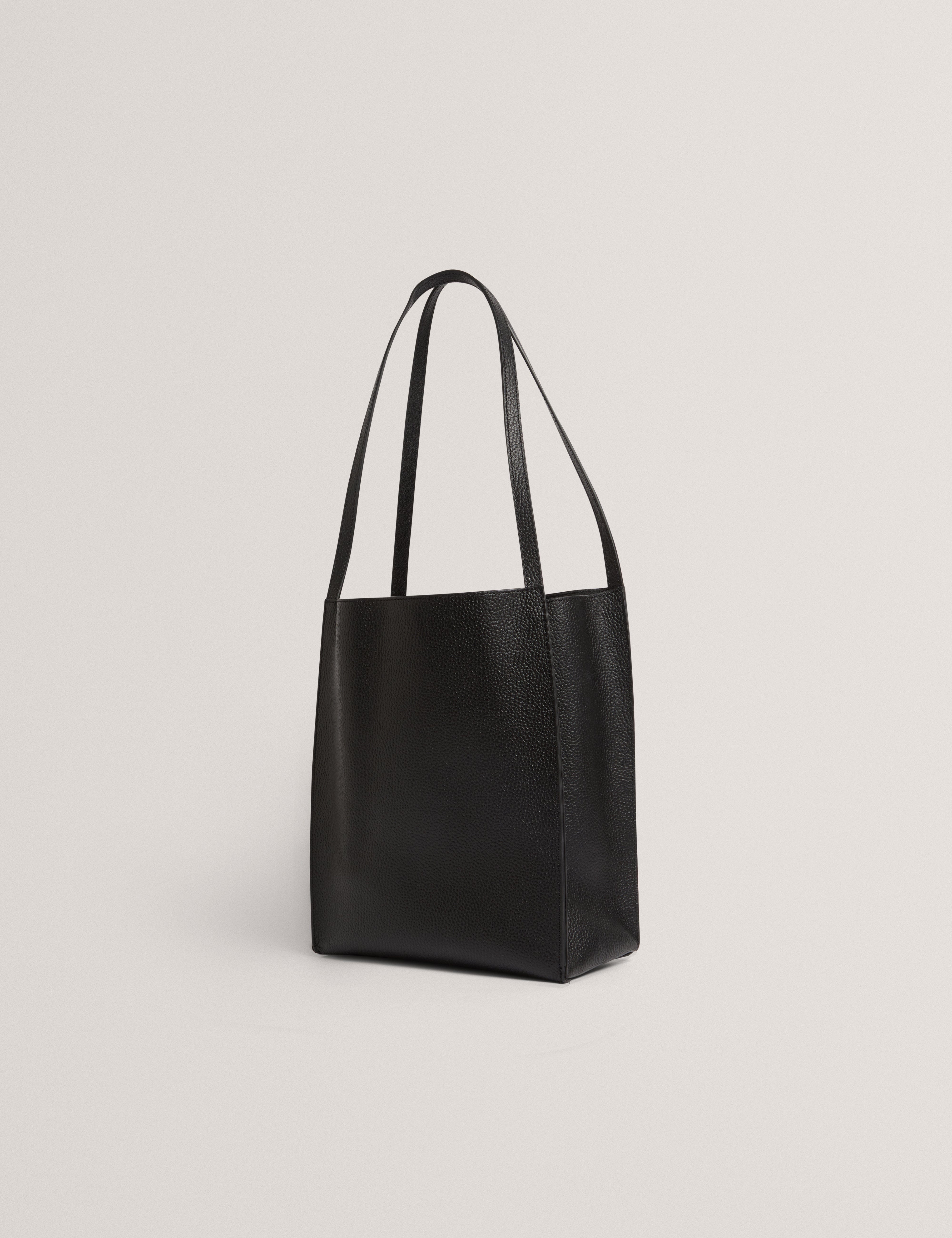 Ted Baker MOV Taala Soft Slouch Small Leather Tote Bag Black
