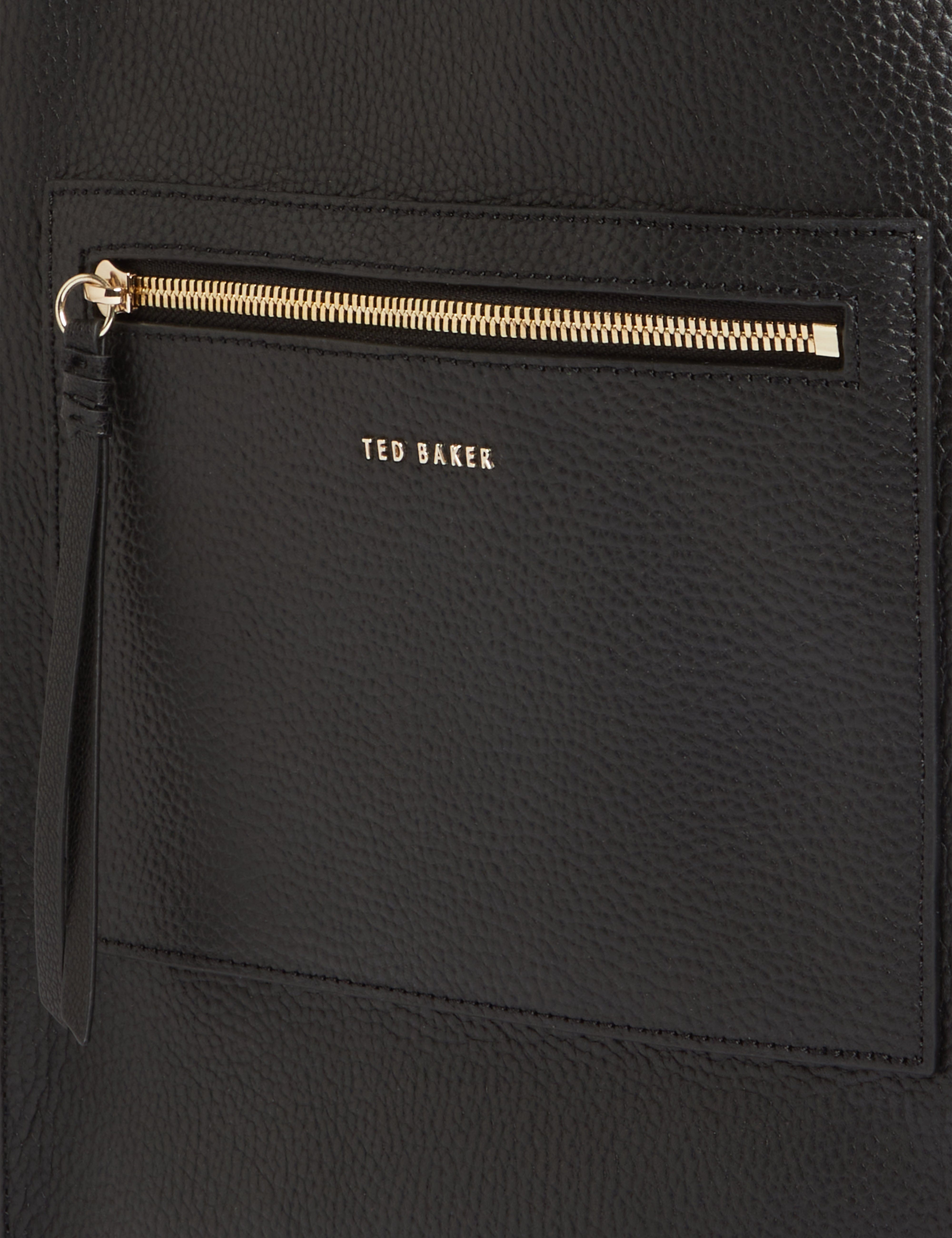 Ted Baker MOV Taala Soft Slouch Small Leather Tote Bag Black