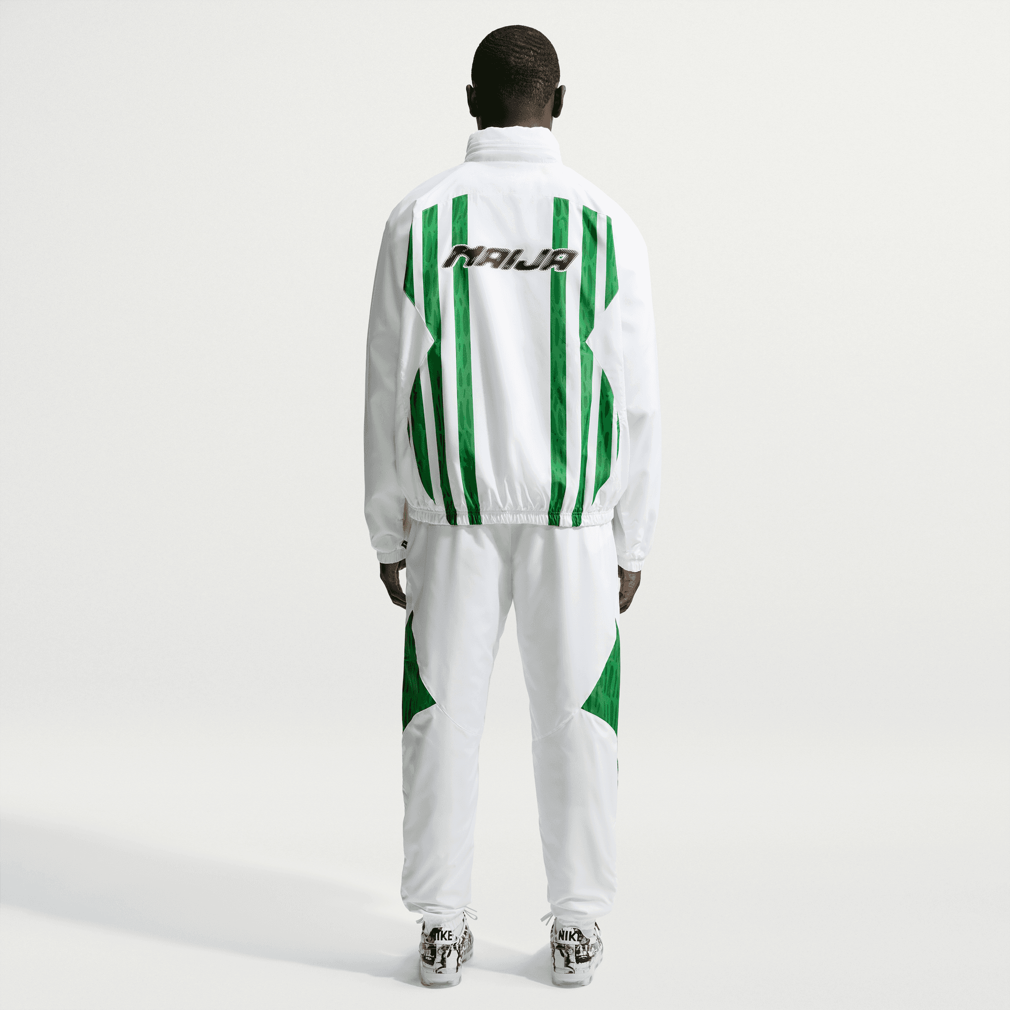 Nike NIGERIA X SLAWN X NIKE "X2" TRACK PANT - WHITE / BLACK